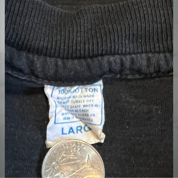 1989 LED ZEPPELIN Hermit Stairway To Heaven vintage large black double stitched - Picture 5 of 5